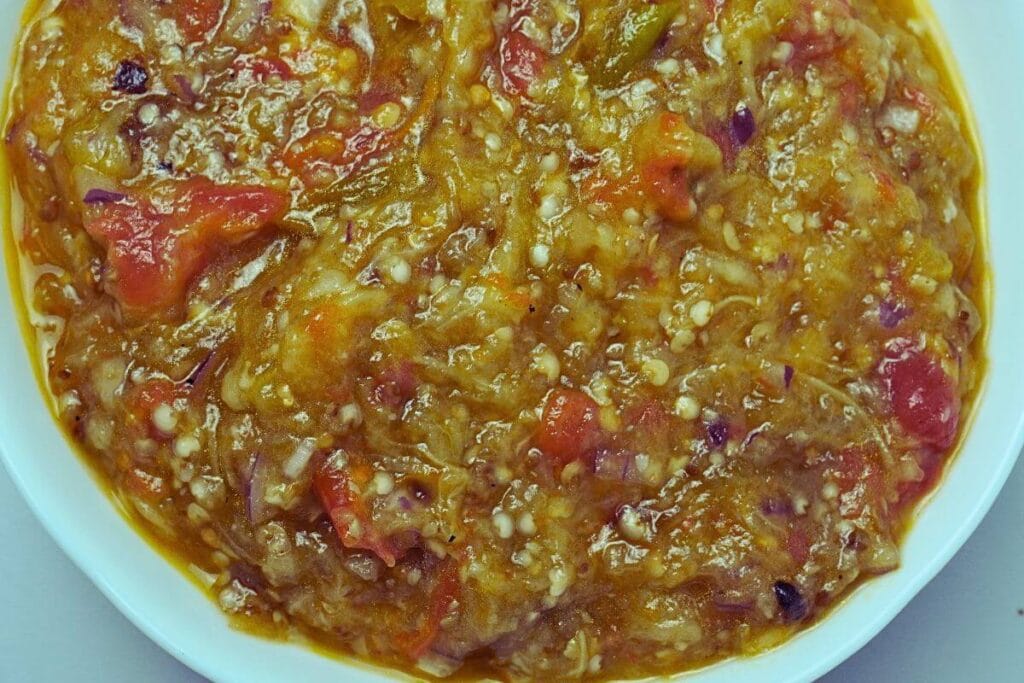 BBQ mashed eggplant final