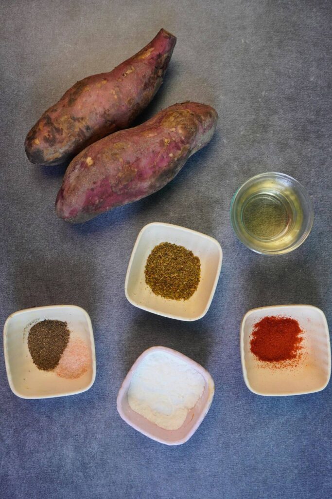 air fryer sweet potato french fries Ingredients