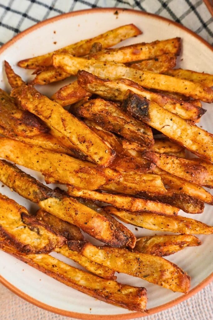 air fryer sweet potato french fries final