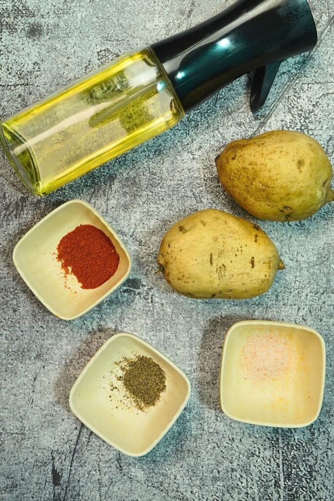 sweet potatoes chips in airfryer ingredients