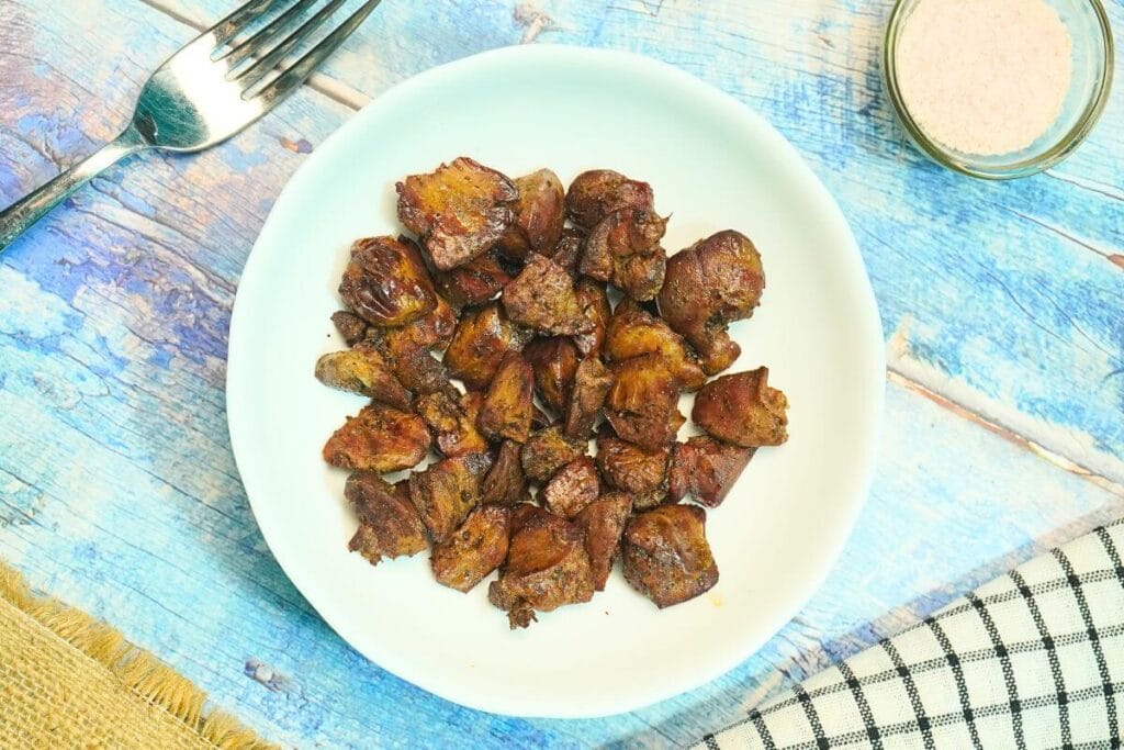 air fryer chicken liver feature image