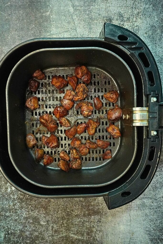 air fryer chicken liver final cooked