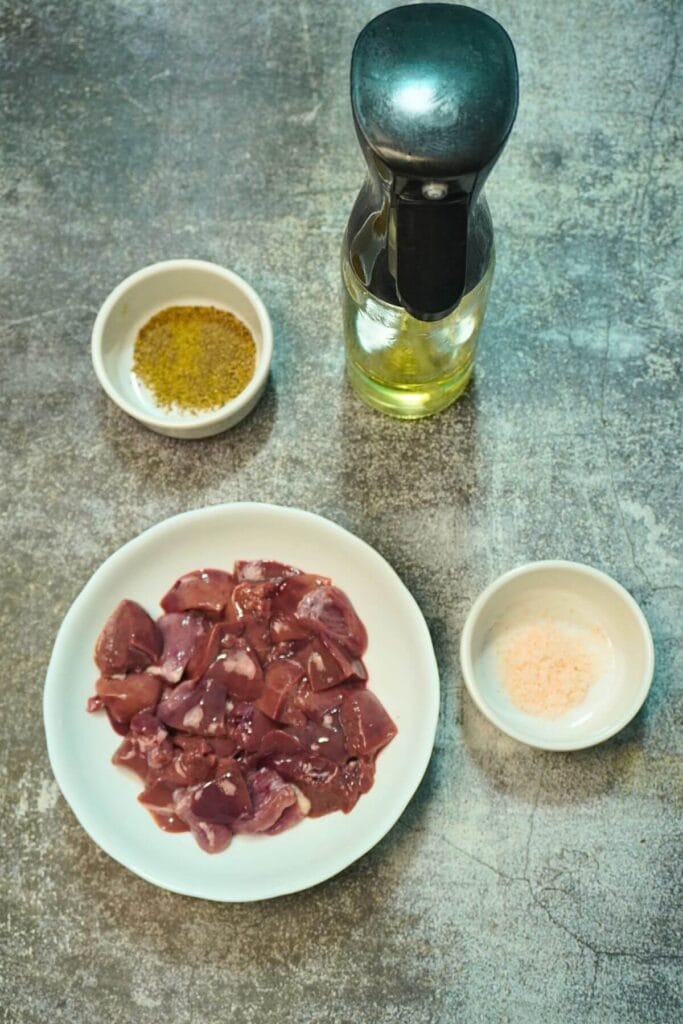 air fryer chicken liver ingredients