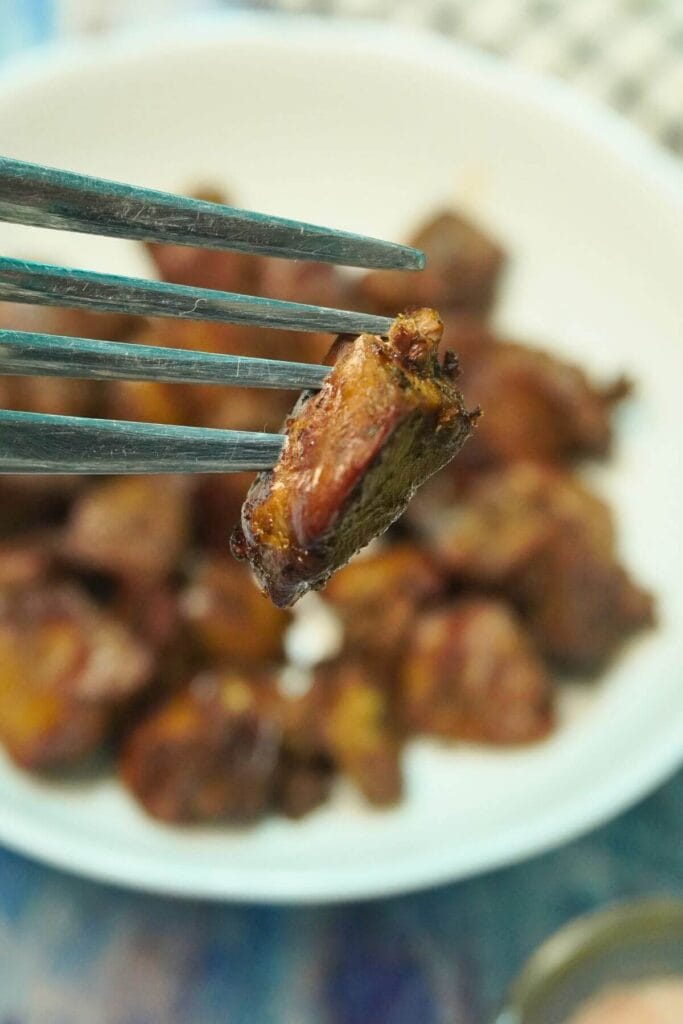 air fryer chicken liver serving