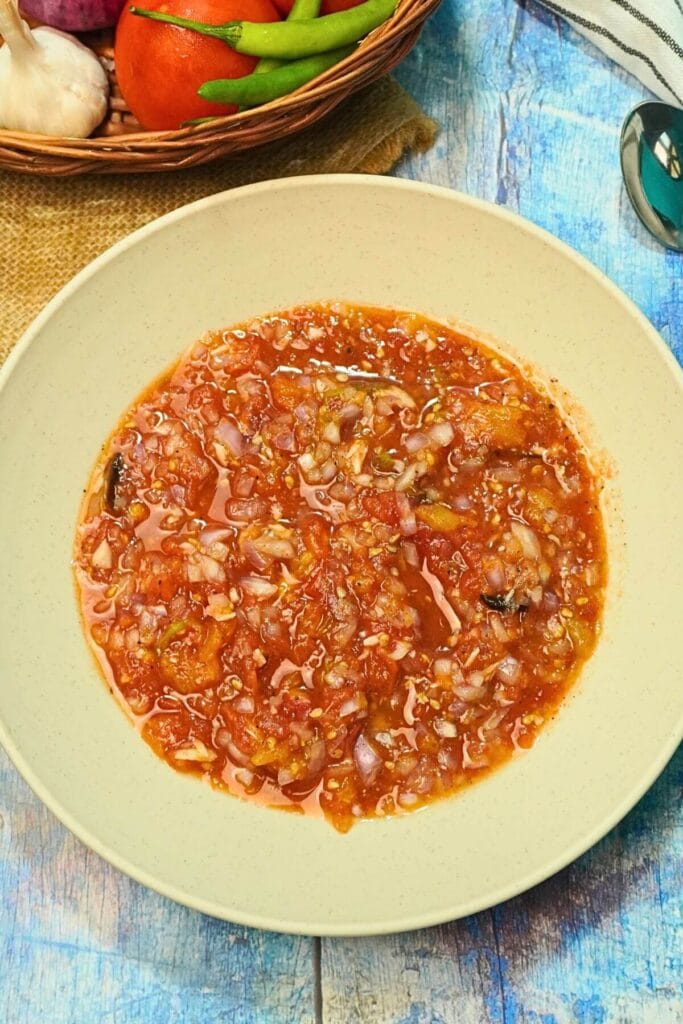 air fryer tomato chutney indian style final