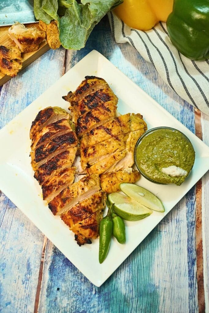 chicken breast grilling serving