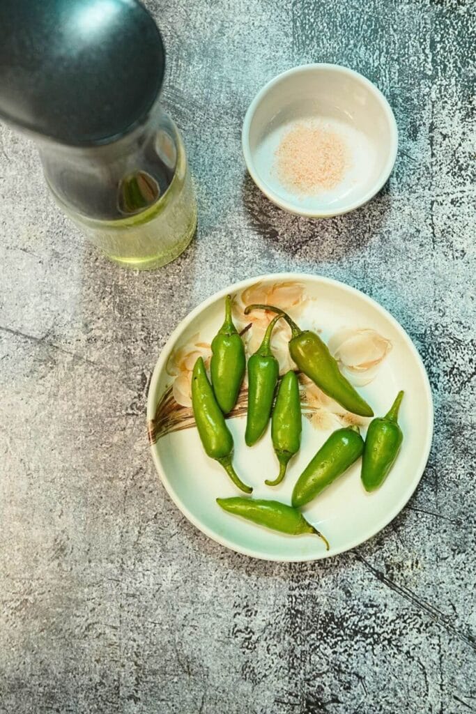 roasted green chilli in grill ingredients