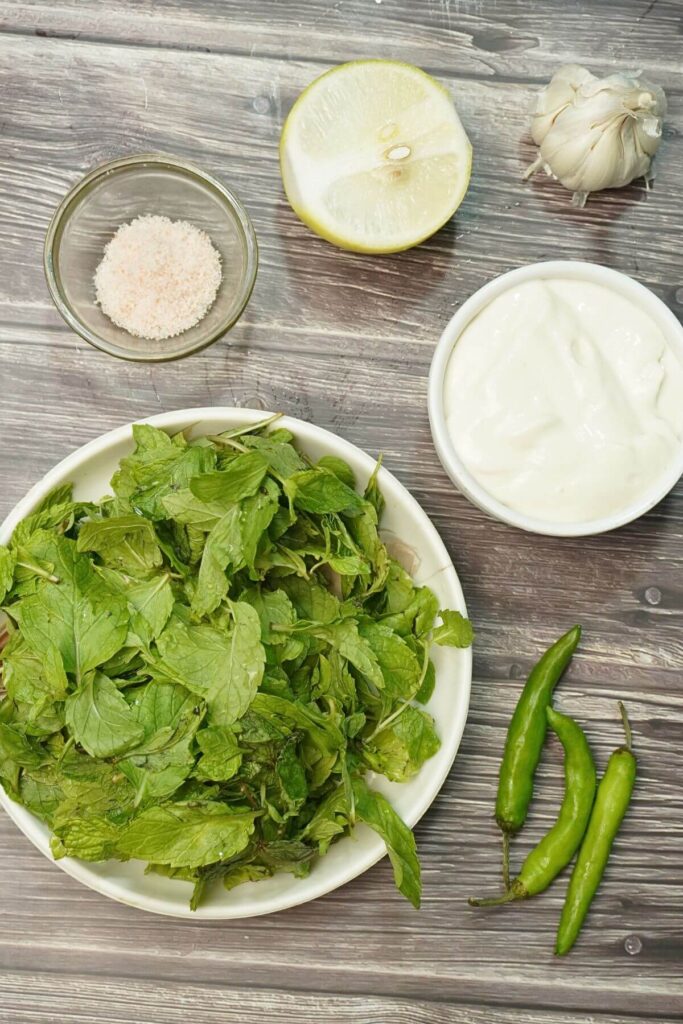 mint yogurt chutney ingredients