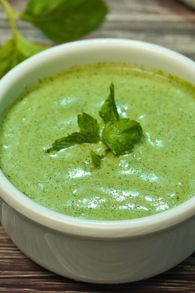 mint yogurt chutney recipe
