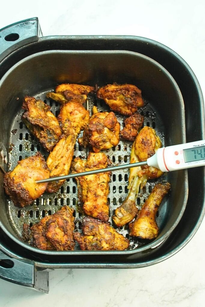 Air Fryer Aslam Ka Tasla Butter Chicken cooked
