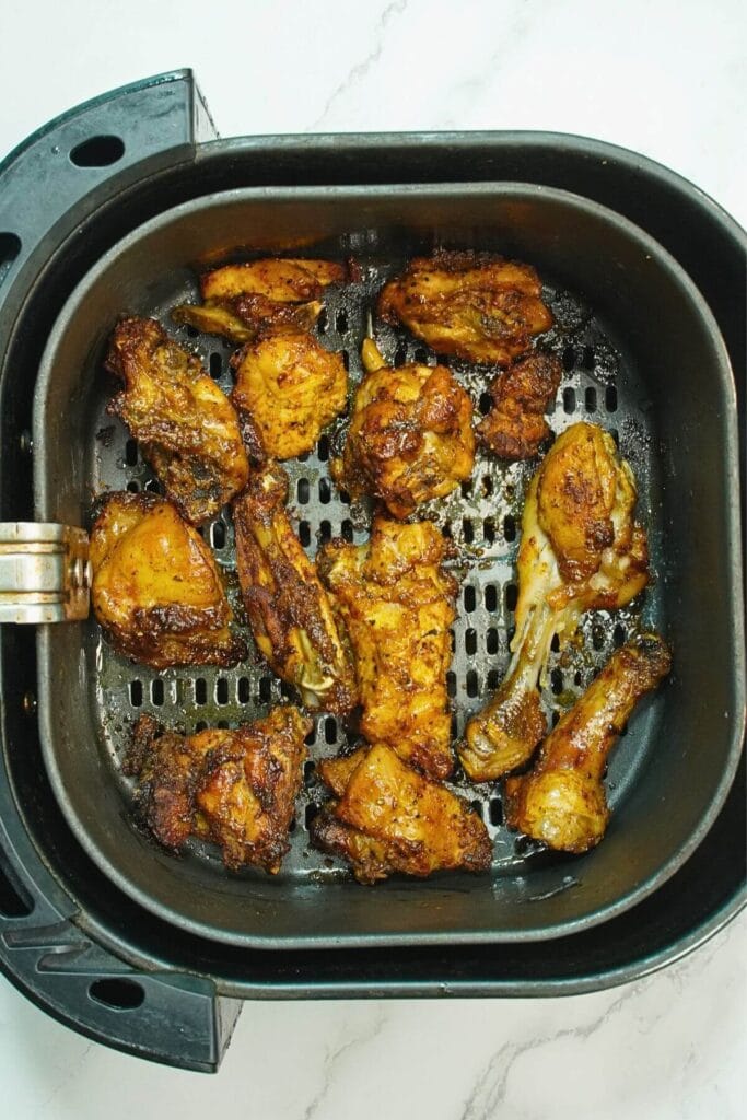 Air Fryer Chicken with Creamy Drizzle cooked