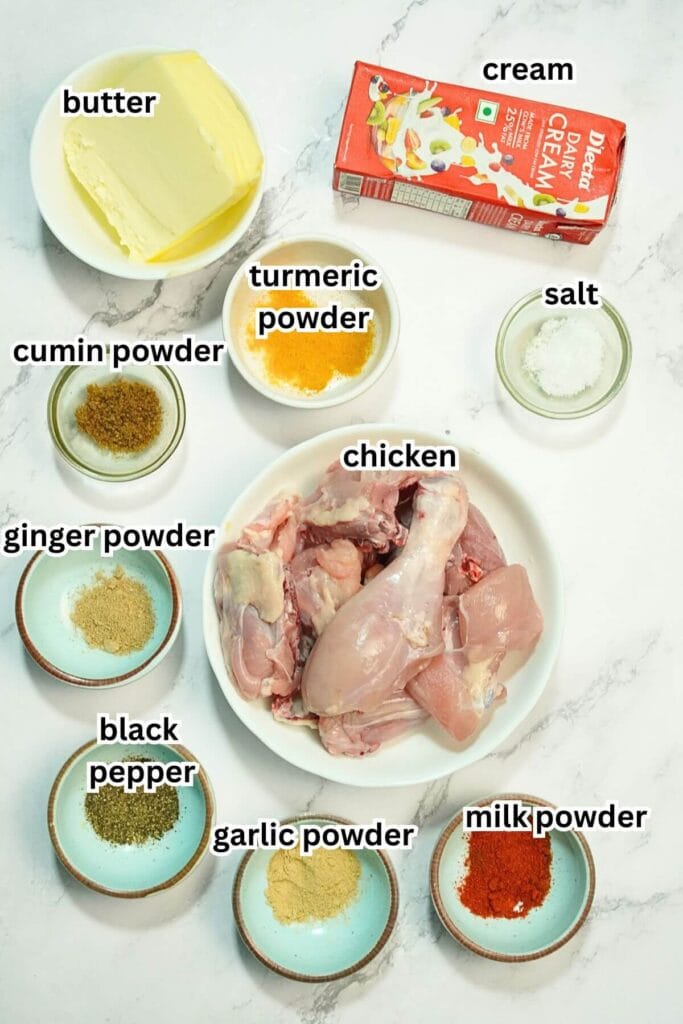 creamy chicken recipe ingredientds