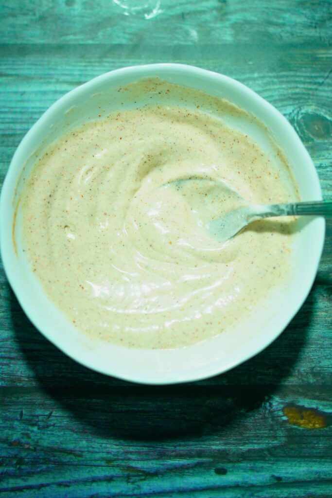 bbq mayo deep sauces mix well