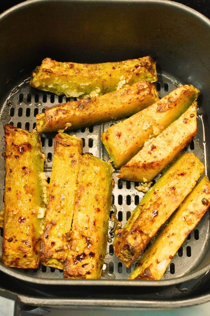 Garlic Air Fryer Roasted Pumpkin last